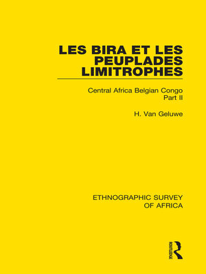 cover image of Les Bira et les Peuplades Limitrophes